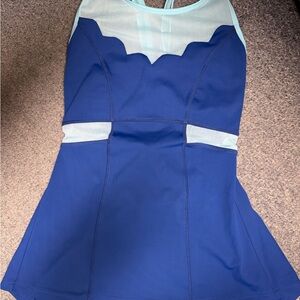 Crowned athletics kiss the girl athletic tank XS